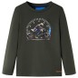 Kinder-Langarmshirt Khaki 104 Kinder-Langarmshirt Khaki 104