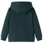 Kinder-Kapuzenpullover Dunkelgrün 128 Kinder-Kapuzenpullover Dunkelgrün 128