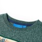 Kinder-Langarmshirt Dunkelgrün Melange 140 Kinder-Langarmshirt Dunkelgrün Melange 140