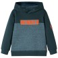 Kinder-Kapuzenpullover Dunkelgrün 104 Kinder-Kapuzenpullover Dunkelgrün 104