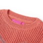 Kinderpullover Gestrickt Mittelrosa 128 Kinderpullover Gestrickt Mittelrosa 128