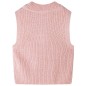 Kinder-Pulloverweste Gestrickt Hellrosa 116 Kinder-Pulloverweste Gestrickt Hellrosa 116
