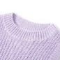 Kinder-Pulloverweste Gestrickt Helllila 104 Kinder-Pulloverweste Gestrickt Helllila 104