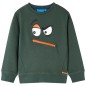 Kinder-Sweatshirt Dunkelgrün 104 Kinder-Sweatshirt Dunkelgrün 104