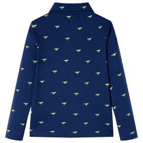 Kinderhemd Marineblau 104