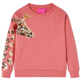 Kinder-Sweatshirt Altrosa 140