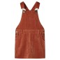 Kinder-Latzkleid Cord Cognac 128 Kinder-Latzkleid Cord Cognac 128