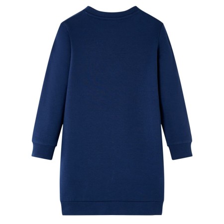 Kinder-Pulloverkleid Marineblau 104