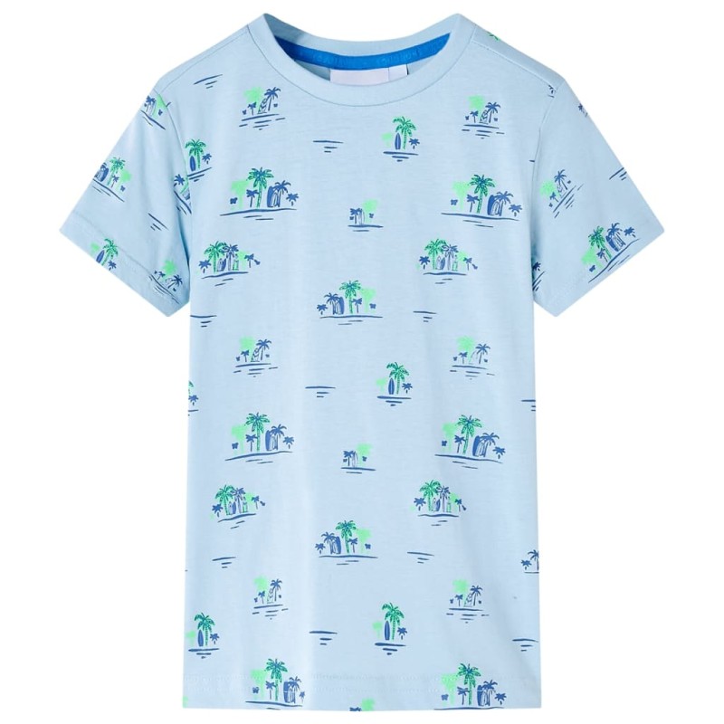Kinder-T-Shirt Hellblau 140 Kinder-T-Shirt Hellblau 140