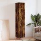 Highboard Räuchereiche 34,5x34x180 cm Holzwerkstoff Highboard Räuchereiche 34,5x34x180 cm Holzwerkstoff