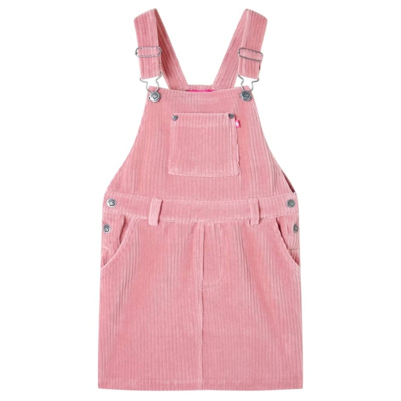 Kinder-Latzkleid Cord Hellrosa 92 Kinder-Latzkleid Cord Hellrosa 92