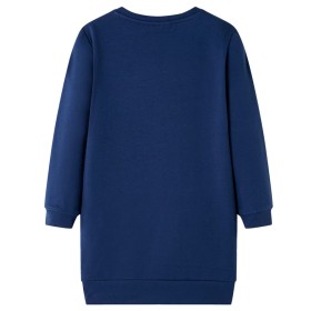 Kinder-Pulloverkleid Marineblau 104