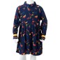 Kinderkleid mit Langen Ärmeln Marineblau 116 Kinderkleid mit Langen Ärmeln Marineblau 116