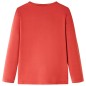 Kinder-Langarmshirt Dunkelrot 104 Kinder-Langarmshirt Dunkelrot 104
