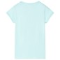 Kinder-T-Shirt Hellblau 128 Kinder-T-Shirt Hellblau 128
