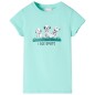 Kinder-T-Shirt Helles Minzgrün 128 Kinder-T-Shirt Helles Minzgrün 128