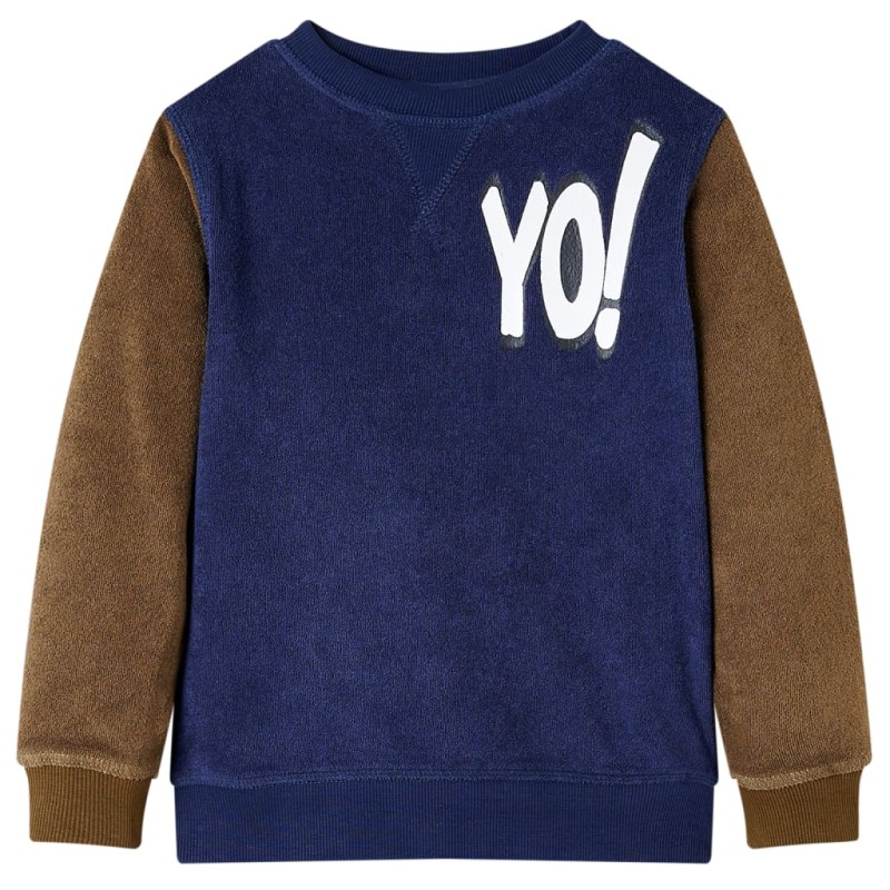 Kinder-Sweatshirt Dunkles Marineblau 116 Kinder-Sweatshirt Dunkles Marineblau 116