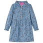 Kinderkleid mit Langen Ärmeln Petrolblau 128 Kinderkleid mit Langen Ärmeln Petrolblau 128