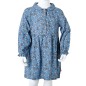 Kinderkleid mit Langen Ärmeln Petrolblau 128 Kinderkleid mit Langen Ärmeln Petrolblau 128
