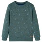 Kinder-Sweatshirt Dunkelgrün Melange 104 Kinder-Sweatshirt Dunkelgrün Melange 104