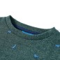Kinder-Sweatshirt Dunkelgrün Melange 104 Kinder-Sweatshirt Dunkelgrün Melange 104