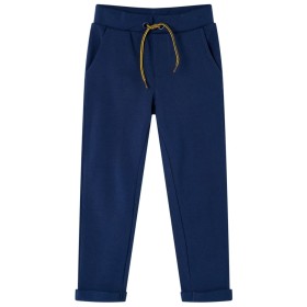 Kinderhose mit Kordelzug Marineblau 128