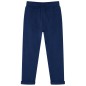 Kinderhose mit Kordelzug Marineblau 128 Kinderhose mit Kordelzug Marineblau 128