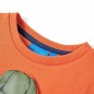 Kinder-Sweatshirt Dunkelorange 128 Kinder-Sweatshirt Dunkelorange 128