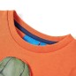 Kinder-Sweatshirt Dunkelorange 104 Kinder-Sweatshirt Dunkelorange 104