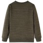 Kinder-Sweatshirt Dunkelkhaki Melange 128 Kinder-Sweatshirt Dunkelkhaki Melange 128