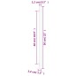 vidaXL Möbelgriffe 5 Stk. Silbern 480 mm Edelstahl vidaXL Möbelgriffe 5 Stk. Silbern 480 mm Edelstahl