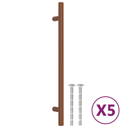 vidaXL Möbelgriffe 5 Stk. Bronzen 192 mm Edelstahl