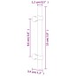 vidaXL Möbelgriffe 10 Stk. Silbern 96 mm Edelstahl vidaXL Möbelgriffe 10 Stk. Silbern 96 mm Edelstahl
