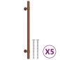 vidaXL Möbelgriffe 5 Stk. Bronzen 192 mm Edelstahl vidaXL Möbelgriffe 5 Stk. Bronzen 192 mm Edelstahl