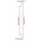 vidaXL Möbelgriffe 20 Stk. Silbern 480 mm Edelstahl vidaXL Möbelgriffe 20 Stk. Silbern 480 mm Edelstahl