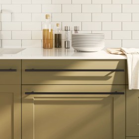 vidaXL Möbelgriffe 20 Stk. Schwarz 480 mm Edelstahl