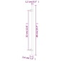 vidaXL Möbelgriffe 10 Stk. Bronzen 320 mm Edelstahl vidaXL Möbelgriffe 10 Stk. Bronzen 320 mm Edelstahl