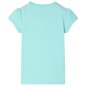 Kinder-T-Shirt Helles Minzgrün 92 Kinder-T-Shirt Helles Minzgrün 92