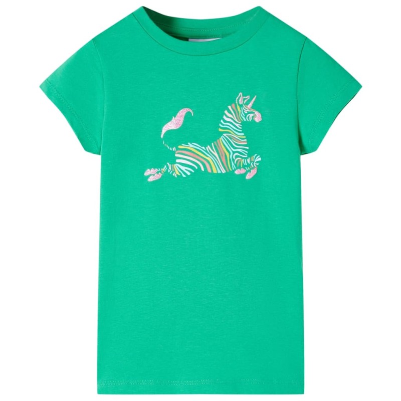 Kinder-T-Shirt Grün 128 Kinder-T-Shirt Grün 128