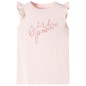 Kinder-T-Shirt mit Rüschenärmeln Zartrosa 140 Kinder-T-Shirt mit Rüschenärmeln Zartrosa 140