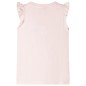Kinder-T-Shirt mit Rüschenärmeln Zartrosa 140 Kinder-T-Shirt mit Rüschenärmeln Zartrosa 140