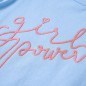 Kinder-T-Shirt mit Rüschenärmeln Hellblau 92 Kinder-T-Shirt mit Rüschenärmeln Hellblau 92