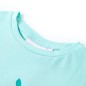 Kinder-T-Shirt Helles Minzgrün 128 Kinder-T-Shirt Helles Minzgrün 128