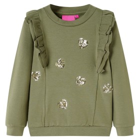 Kinder-Sweatshirt Khaki 128