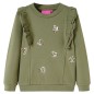 Kinder-Sweatshirt Khaki 104 Kinder-Sweatshirt Khaki 104