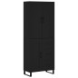 Highboard Schwarz 69,5x34x180 cm Holzwerkstoff Highboard Schwarz 69,5x34x180 cm Holzwerkstoff