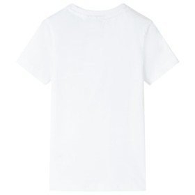 Kinder-T-Shirt Ecru 104