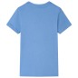 Kinder-T-Shirt Mittelblau 92 Kinder-T-Shirt Mittelblau 92