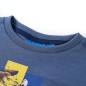 Kinder-Langarmshirt Blau Melange 140 Kinder-Langarmshirt Blau Melange 140