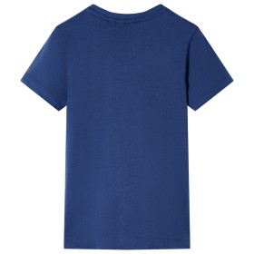 Kinder-T-Shirt Dunkelblau 116
